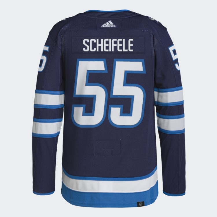 Adidas Jets Scheifele Home Autêntico Jersey Navy 09 Ccm-sld