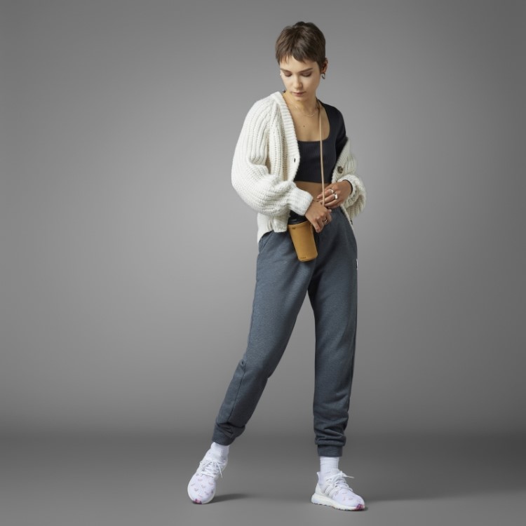 Calça Jogger Dia Dos Namorados Cinza Escuro Heather Da Adidas