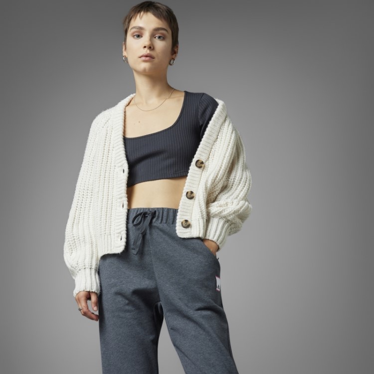 Calça Jogger Dia Dos Namorados Cinza Escuro Heather Da Adidas