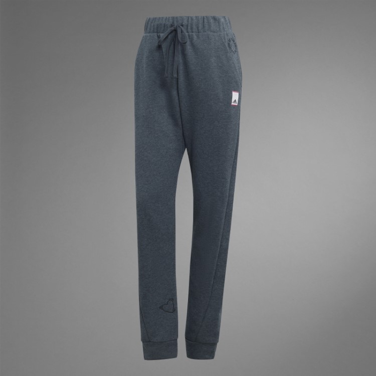 Calça Dia Dos Namorados Cinza Escuro Heather Adidas