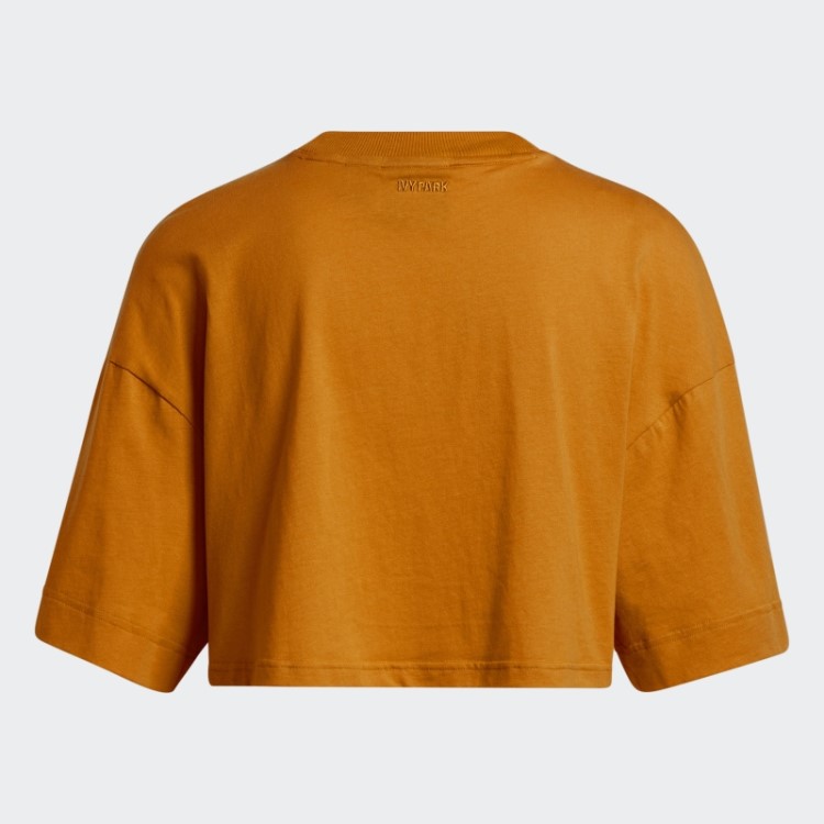 Camiseta Cropped Adidas Focus Laranja