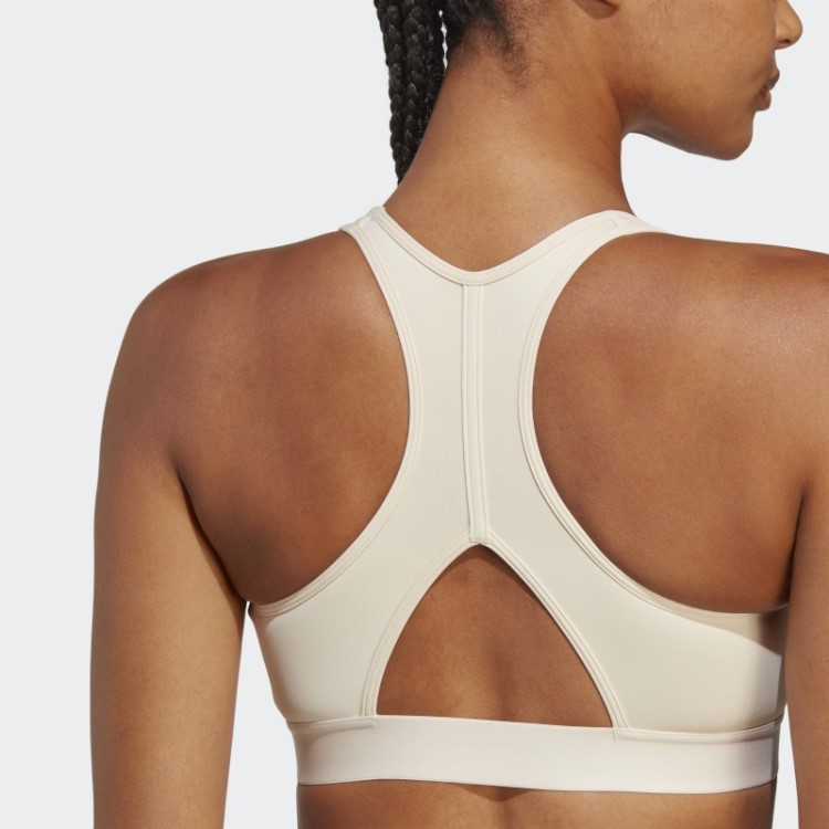 Sutiã Esportivo De Linho De Suporte Médio Adidas