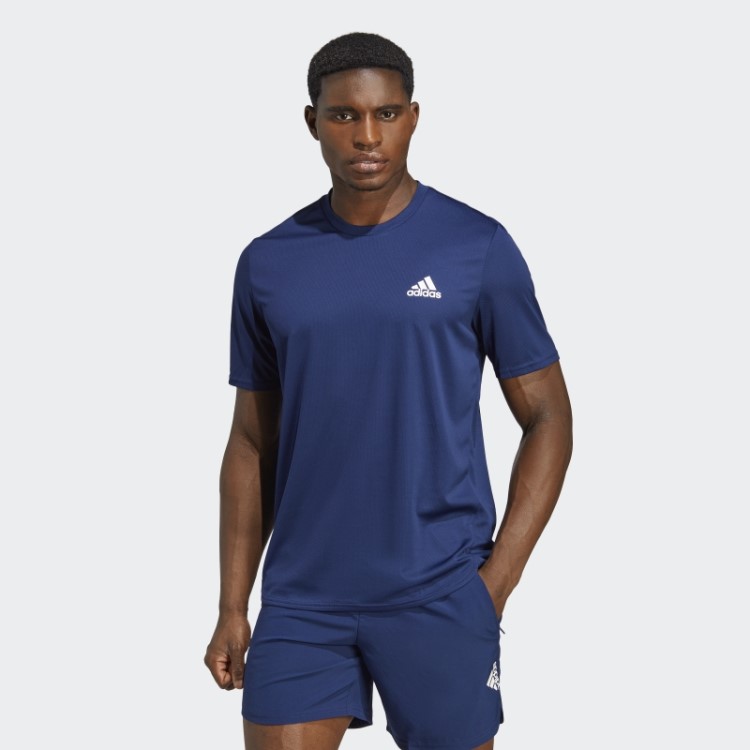Camiseta Aeroready Projetada Para Movimento Azul Escuro Adidas