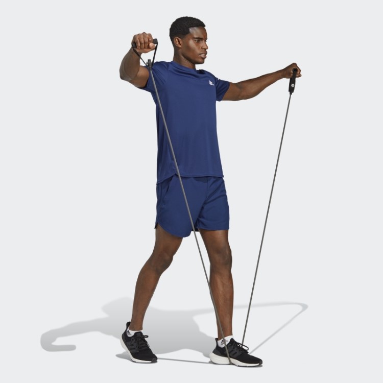 Camiseta Aeroready Projetada Para Movimento Azul Escuro Adidas