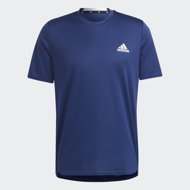Camiseta Aeroready Projetada Para Movimento Azul Escuro Adidas