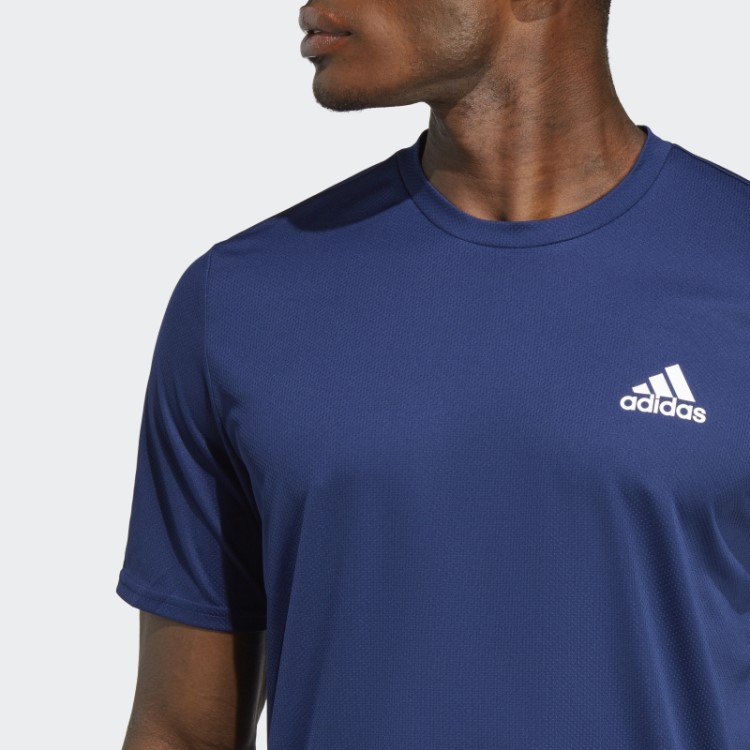 Camiseta Aeroready Projetada Para Movimento Azul Escuro Adidas