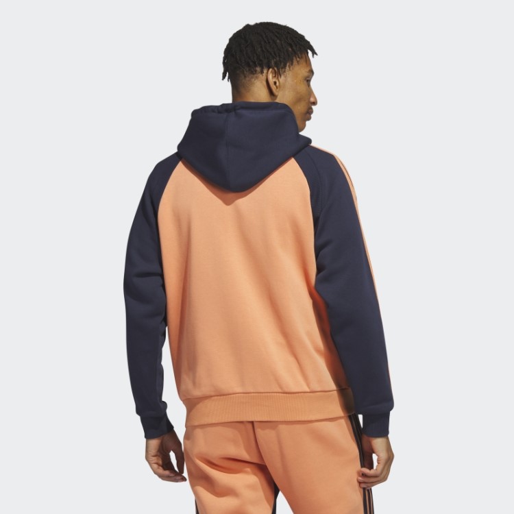 Sst Jaqueta De Moletom Com Capuz Adidas Hazy Cobre
