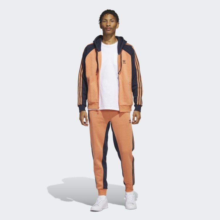 Sst Jaqueta De Moletom Com Capuz Adidas Hazy Cobre