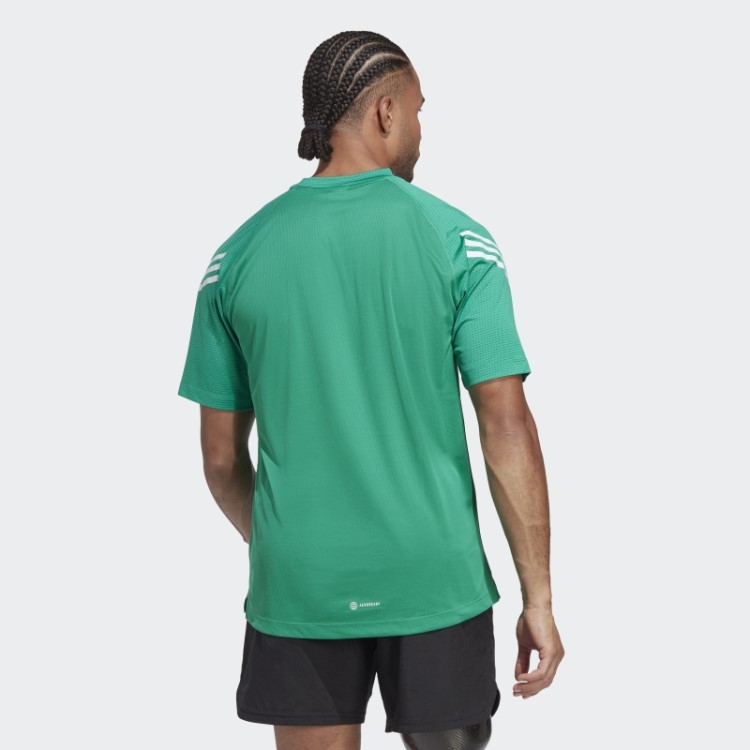 Quadra Verde Train Icons Camiseta De Treino Com As Três Listras Adidas