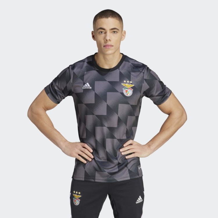Camisola Pré-jogo Benfica Cinza Adidas