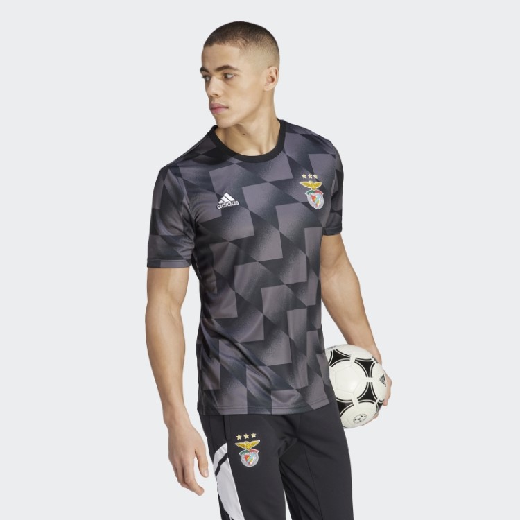 Camisola Pré-jogo Benfica Cinza Adidas