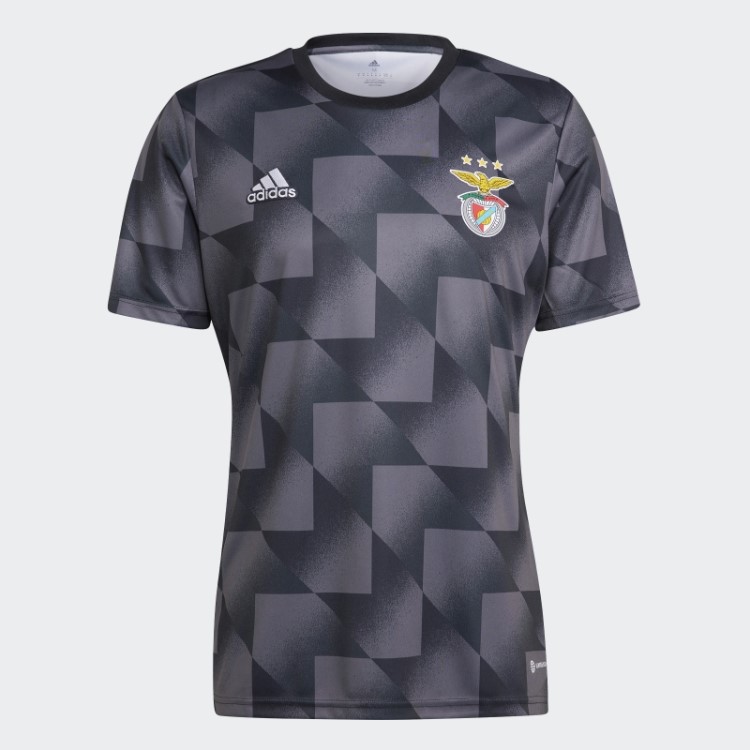 Camisola Pré-jogo Benfica Cinza Adidas