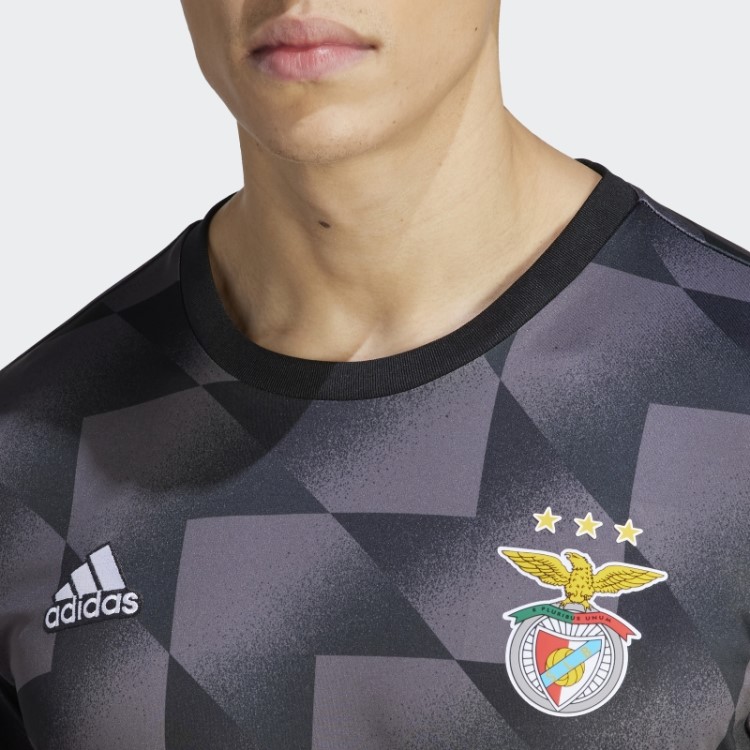Camisola Pré-jogo Benfica Cinza Adidas