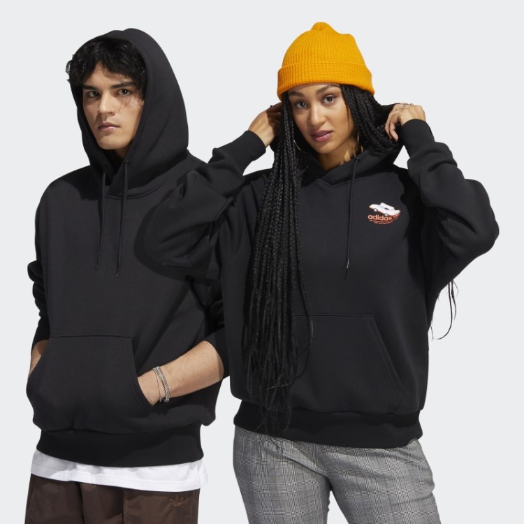 Moletom Com Capuz Mettz Mobbing (gênero Neutro) Preto Adidas