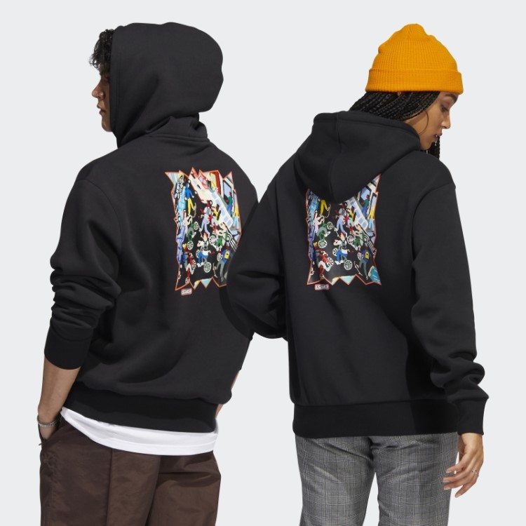 Moletom Com Capuz Mettz Mobbing (gênero Neutro) Preto Adidas