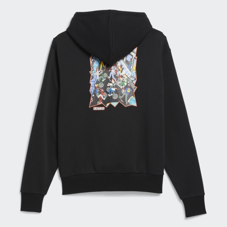 Moletom Com Capuz Mettz Mobbing (gênero Neutro) Preto Adidas