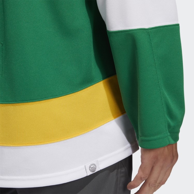 Camisa Retrô Verde Médio Selvagem Autêntica Com Marca Reversa Adidas