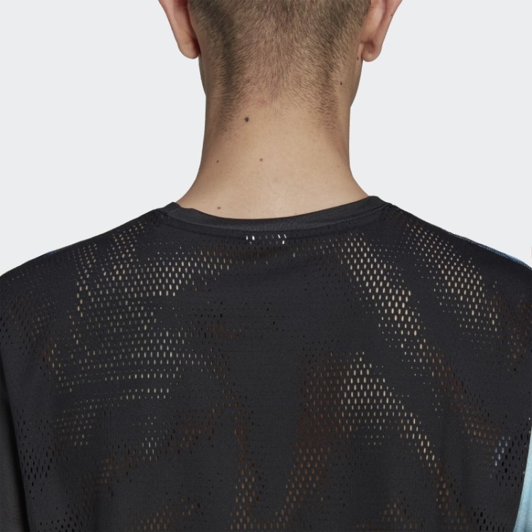 Camiseta De Corrida Preta Com Gráfico Rápido Adidas