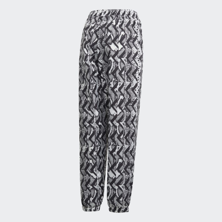 Calça De Moletom Com Estampa Allover Preta Adidas