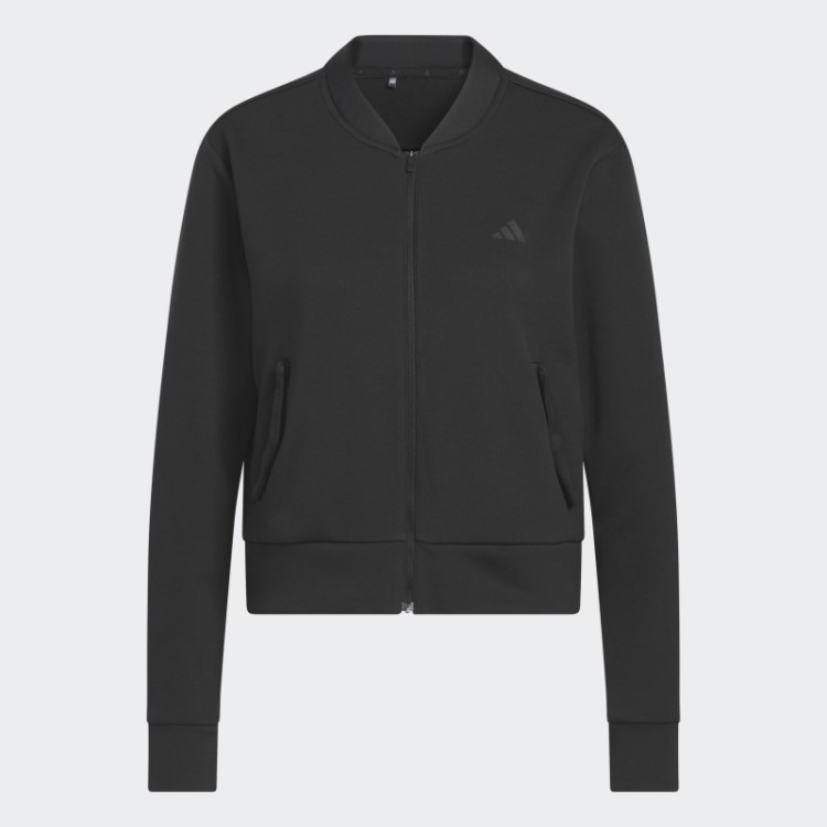 Jaqueta Bomber De Golfe Preta Adidas