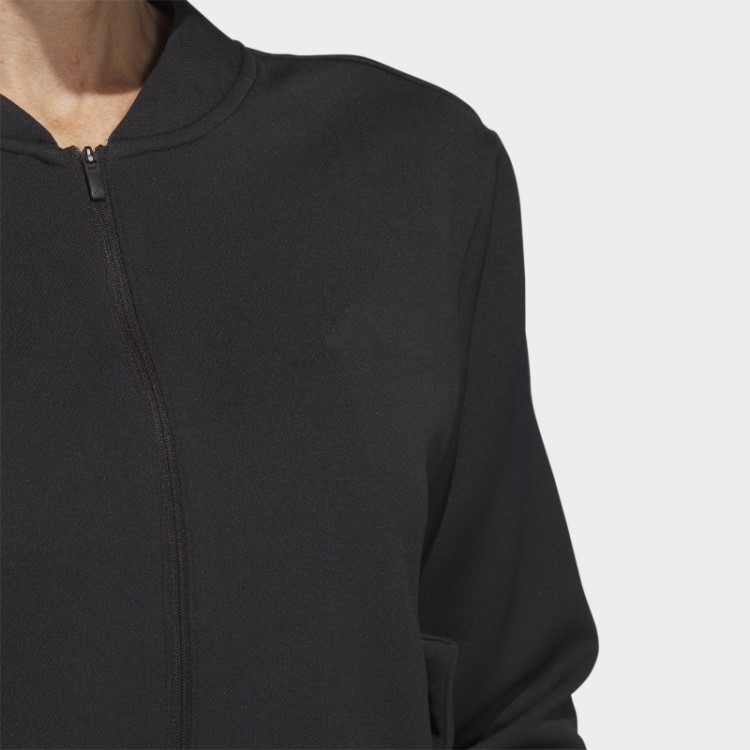 Jaqueta Bomber De Golfe Preta Adidas