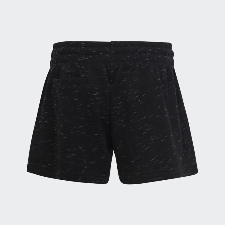 Short Adidas Black Melange Future Icons Com Logo Grande