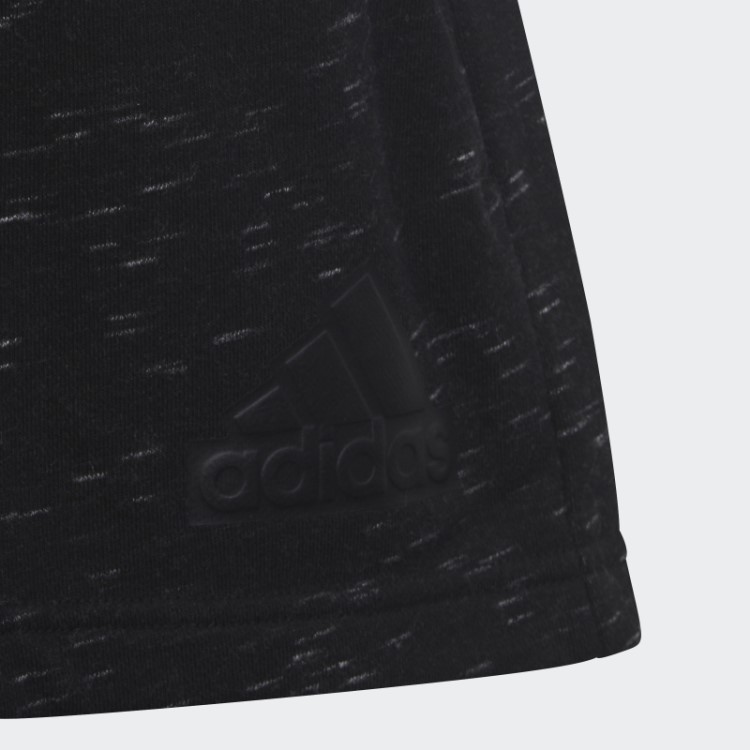 Short Adidas Black Melange Future Icons Com Logo Grande