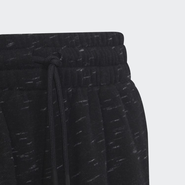 Short Adidas Black Melange Future Icons Com Logo Grande