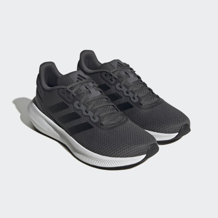 Tênis De Corrida Baixo Adidas Runfalcon 3 Cloudfoam Cinza
