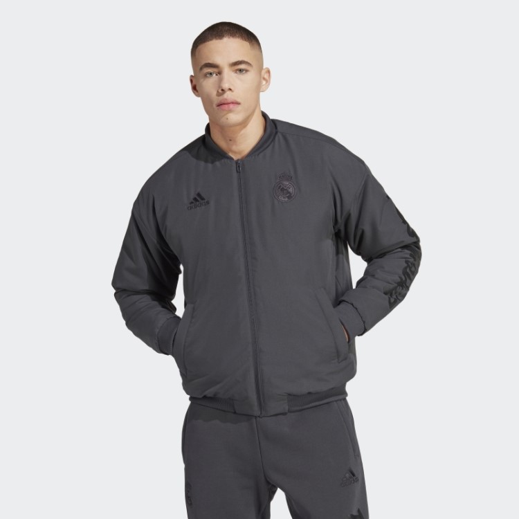 Jaqueta Acolchoada De Carbono Real Madrid História Chinesa Adidas