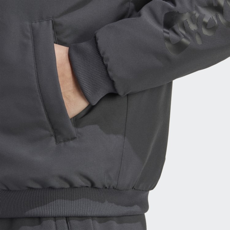 Jaqueta Acolchoada De Carbono Real Madrid História Chinesa Adidas