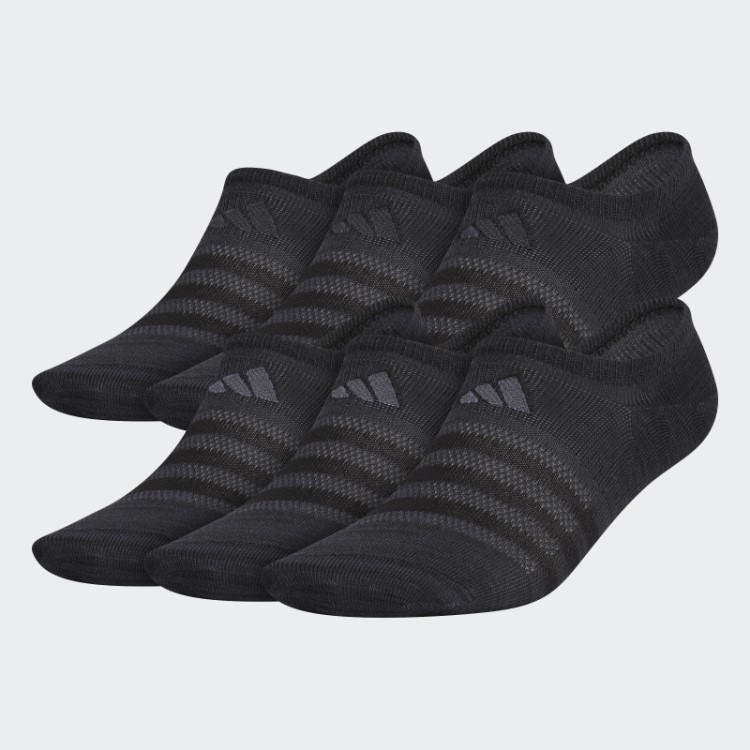 Meias Adidas Superlite Super-no-show 6 Pares Preto