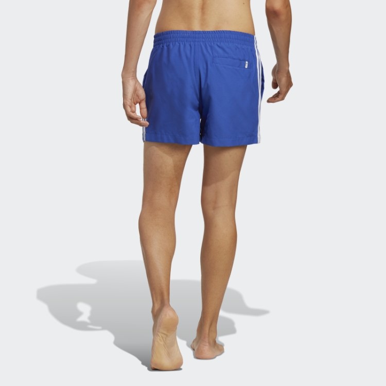 Adidas Blue Originals Short De Natação Com As Três Listras Adicolor