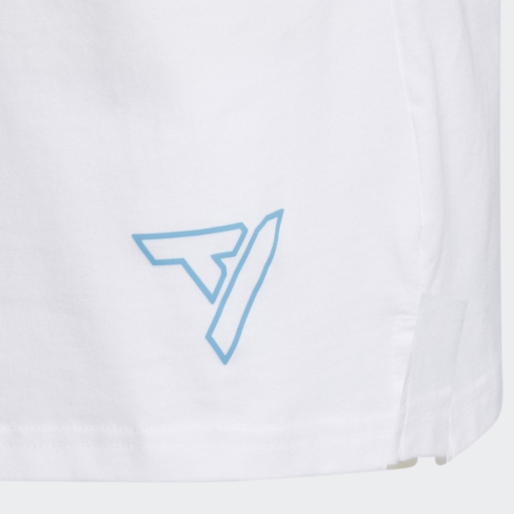 Trae Young Camiseta Branca Adidas
