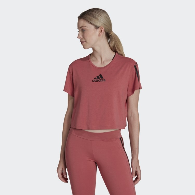 Camiseta Esportiva Vermelha Adidas Aeroready Made For Training