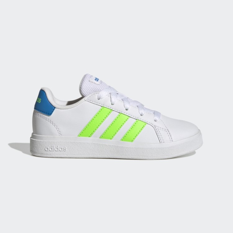 Tênis Adidas Grand Court Lifestyle Verde Com Cadarço