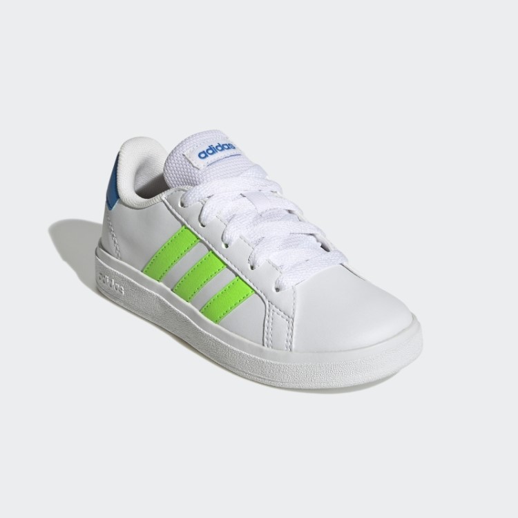 Tênis Adidas Grand Court Lifestyle Verde Com Cadarço