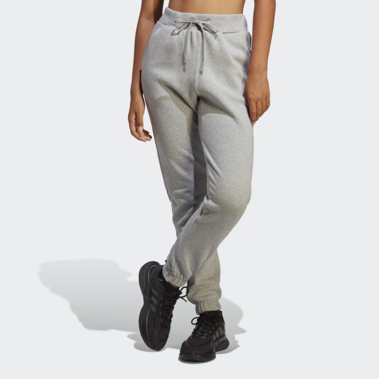 Calça De Lã Adidas Lounge Cinza Médio