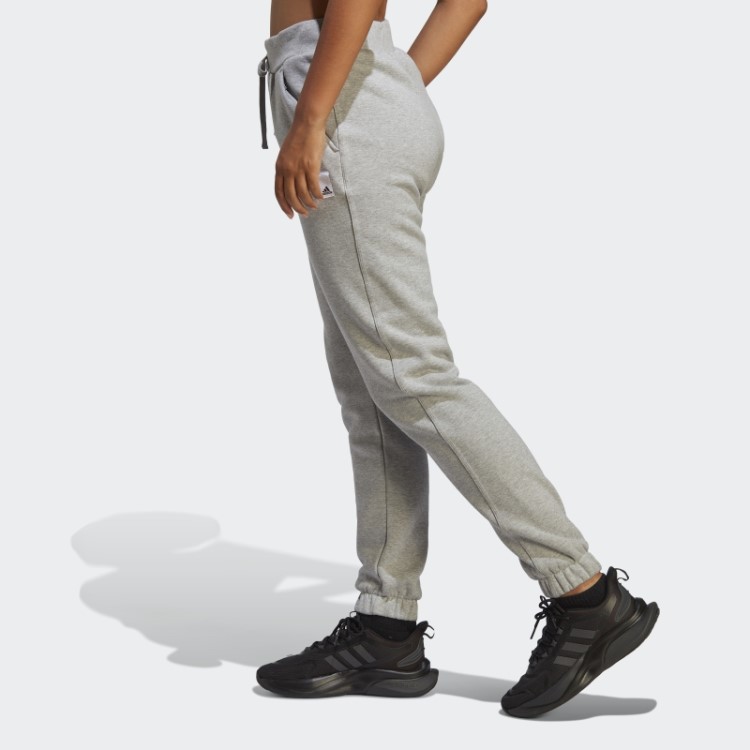 Calça De Lã Adidas Lounge Cinza Médio