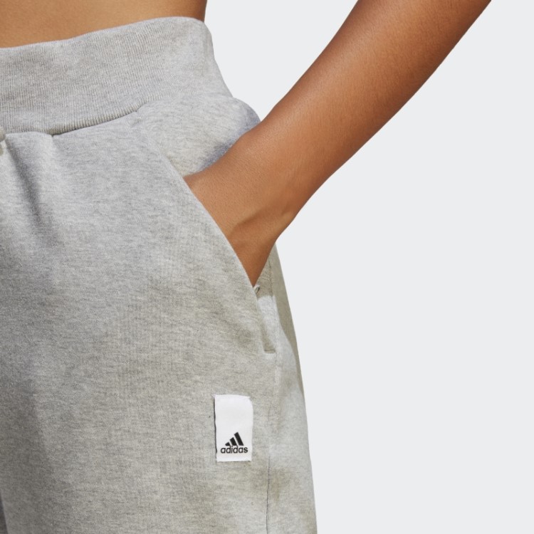 Calça De Lã Adidas Lounge Cinza Médio
