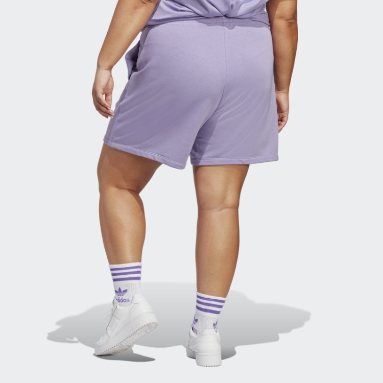 Shorts French Terry Adicolor Essentials (tamanho Grande) Adidas Lilás