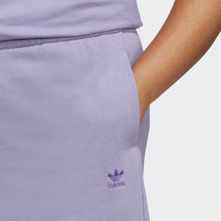 Shorts French Terry Adicolor Essentials (tamanho Grande) Adidas Lilás