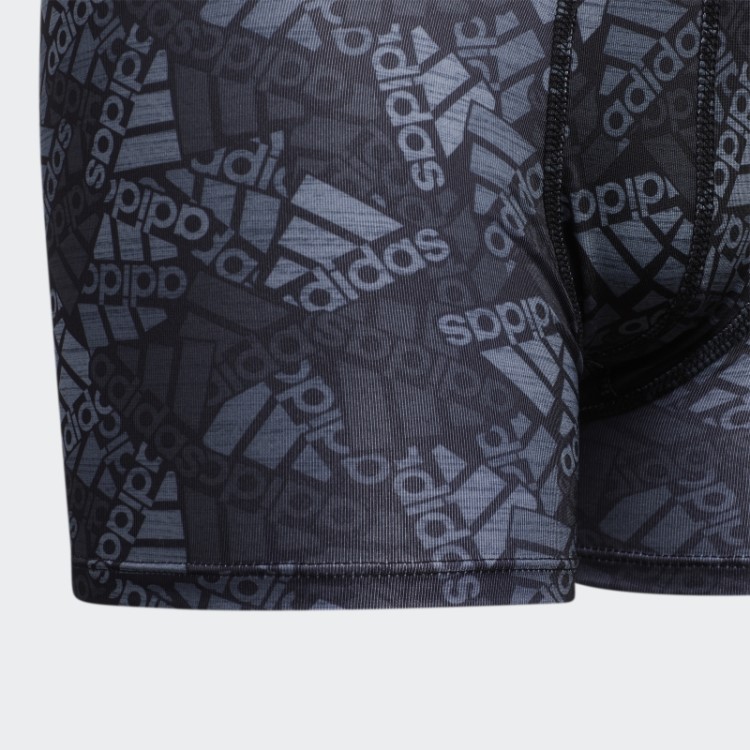 Cuecas Boxer Gráfico De Desempenho Esportivo Preto 4 Pares Adidas
