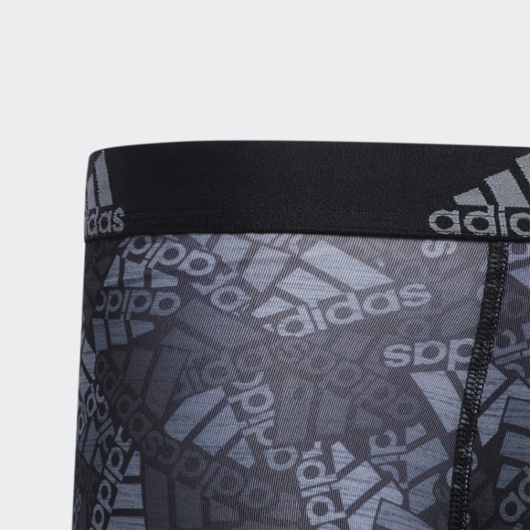 Cuecas Boxer Gráfico De Desempenho Esportivo Preto Fashion 4 Pares Adidas