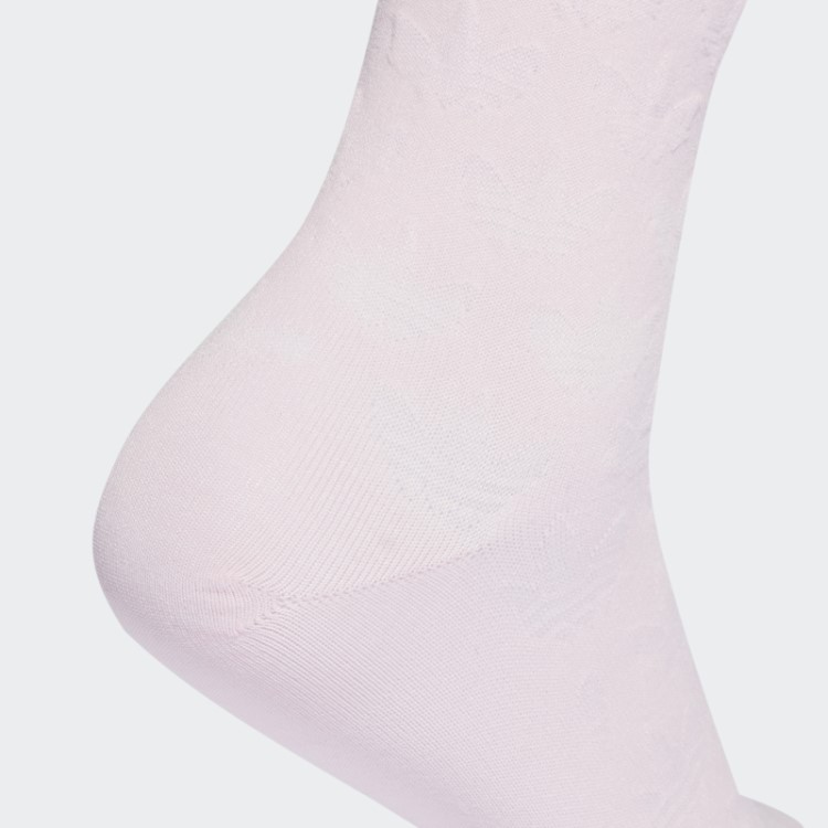Meias Jacquard Trefoil Crew 2 Pares Adidas Branco