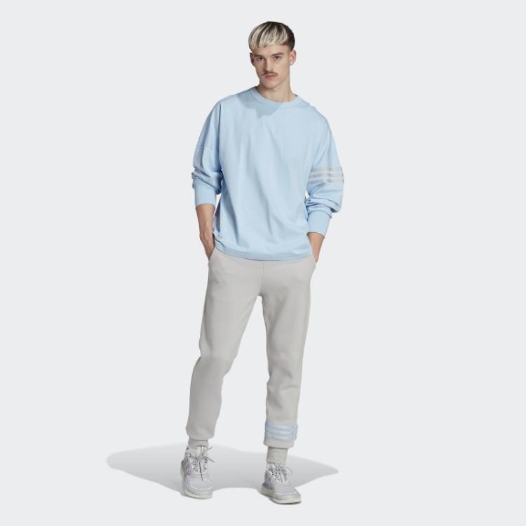 Top Adidas Adicolor Neuclassics Manga Longa Sky