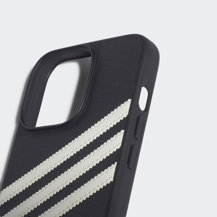Adidas Preta Ou Capa Moldada Pu Para Iphone 13/13 Pro Fashion
