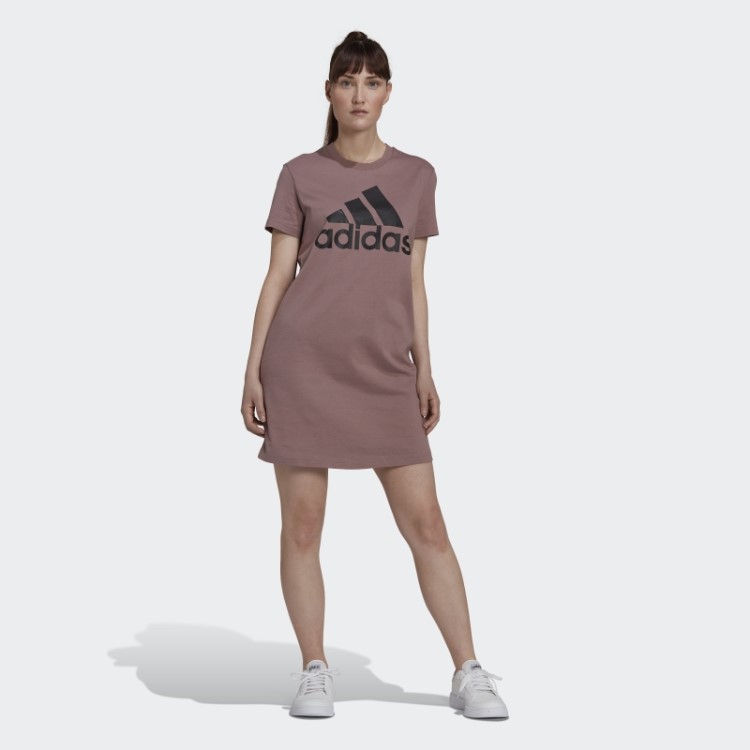 Essentials Logo Vestido Adidas Roxo