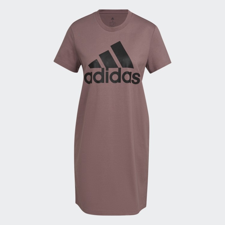 Essentials Logo Vestido Adidas Roxo