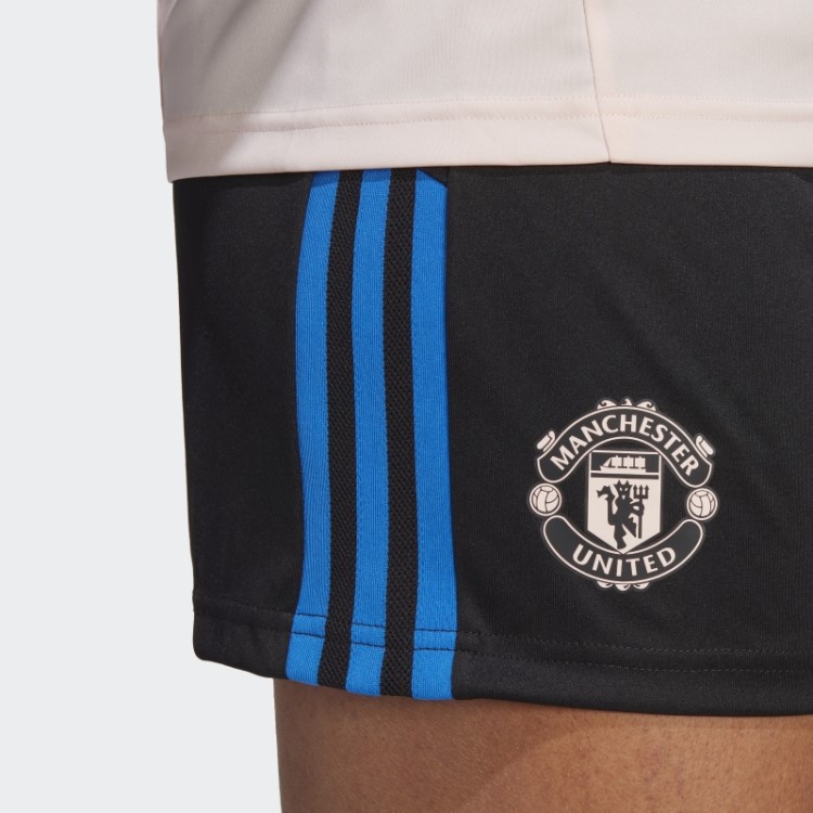 Bermuda De Treino Manchester United Condivo 22 Preto Adidas